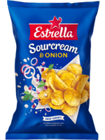 Estrella Sourcream Onion chips 175 g